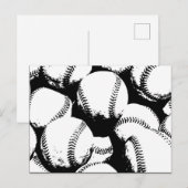 Baseball Pop Art - Sport Baseball - ballen Briefkaart (Voorkant / Achterkant)