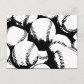 Baseball Pop Art - Sport Baseball - ballen Briefkaart (Voorkant)