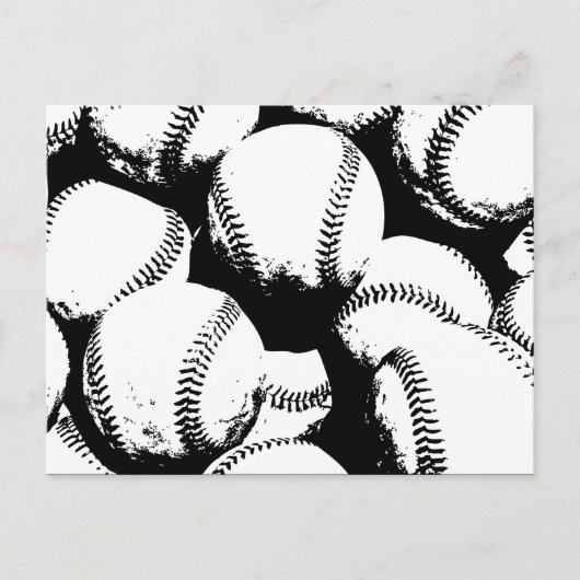 Baseball Pop Art - Sport Baseball - ballen Briefkaart (Voorkant)