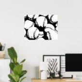 Baseball Pop Art - Sport Baseball - ballen Poster (Thuiskantoor)