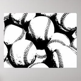 Baseball Pop Art - Sport Baseball - ballen Poster