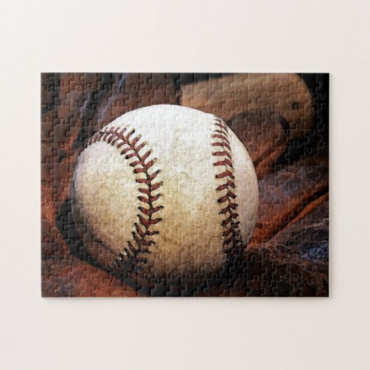 Baseball - Popular Sports Art Digital Illustration Legpuzzel (Horizontaal)