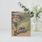 Baseball Poster Briefkaart (Staand voorkant)
