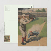Baseball Poster Briefkaart (Voorkant / Achterkant)