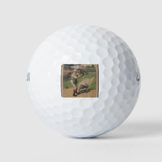 Baseball Poster Golfballen (Voorkant)