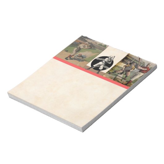 Baseball-Poster-laptop Notitieblok (Linkerzijde)