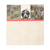 Baseball-Poster-laptop Notitieblok (Voorkant)