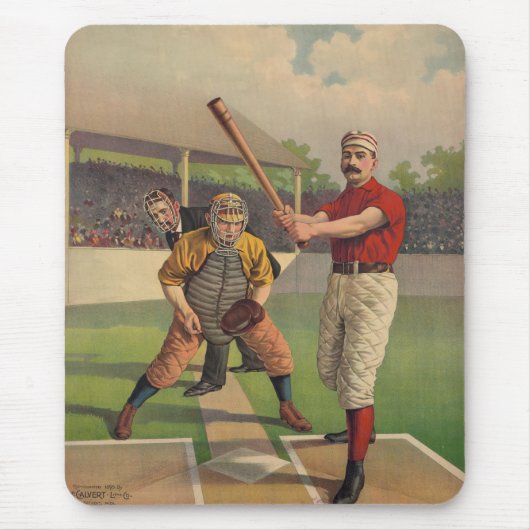  Baseball Poster Mousepad Muismat (Voorkant)