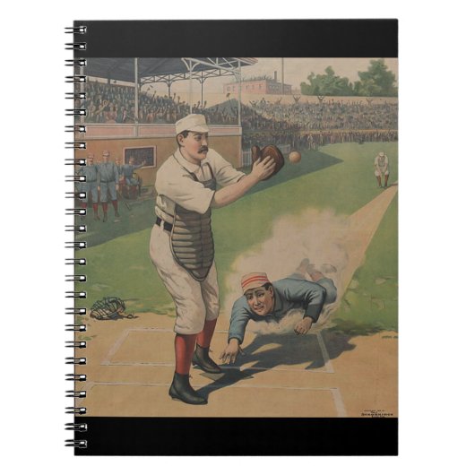 Baseball Poster Notitieboek (Voorkant)