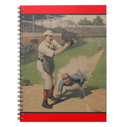Baseball Poster Notitieboek (Voorkant)