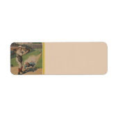 Baseball Poster Return Address Label (Voorkant)