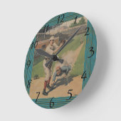 Baseball-Poster Ronde Klok (Hoek)