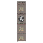Baseball Poster Table Runner Korte Tafelloper (Voorkant)