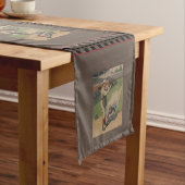 Baseball Poster Table Runner Korte Tafelloper (Voorbeeld)
