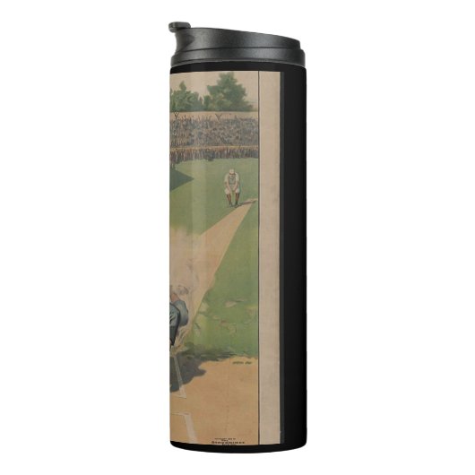 Baseball Poster Thermosbeker (Geroteerd rechts)