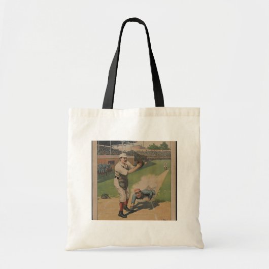 Baseball Poster Tote Bag (Voorkant)