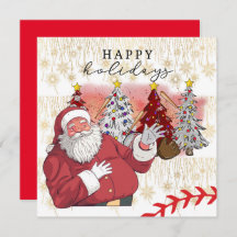 Baseball Prettige feestdagen Kerstmis voor Player 