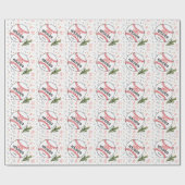 Baseball Prettige feestdagen voor Kerstmis en Nieu Cadeaupapier (Vlak)