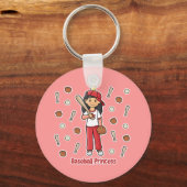 Baseball Princess Sleutelhanger (Voorkant)