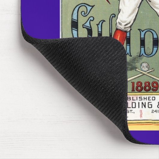  Baseball Print Muismat (Hoek)