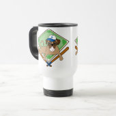  Baseball Pug Gifts and T - shirts Reisbeker (Voorkant links)