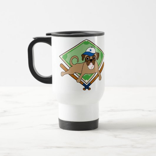  Baseball Pug Gifts and T - shirts Reisbeker (Links)