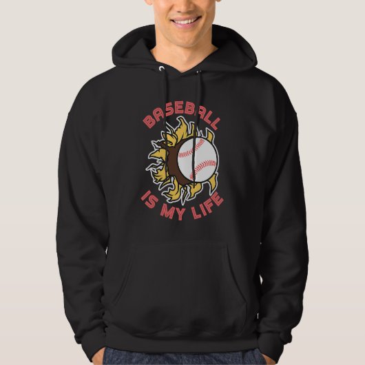 Baseball quote for baseball players  1 hoodie (Voorkant)
