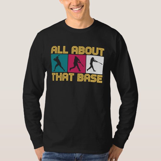 Baseball quote for baseball players t-shirt (Voorkant)