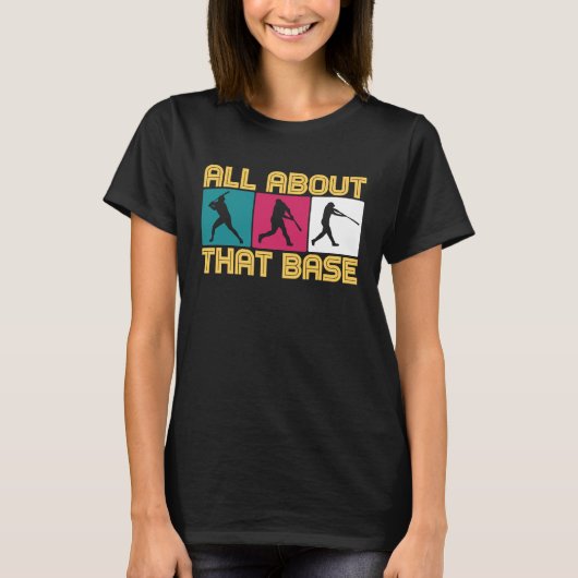 Baseball quote for baseball players t-shirt (Voorkant)