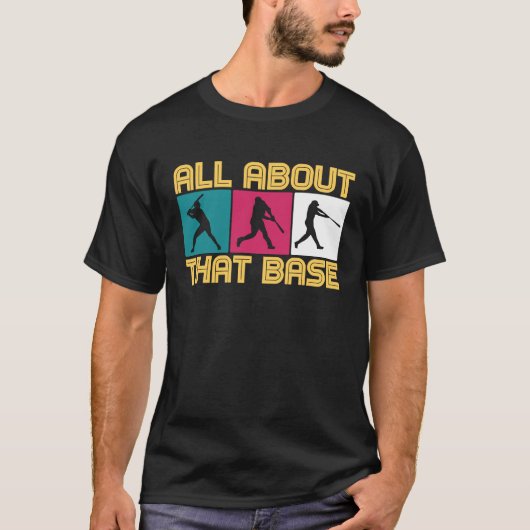 Baseball quote for baseball players t-shirt (Voorkant)
