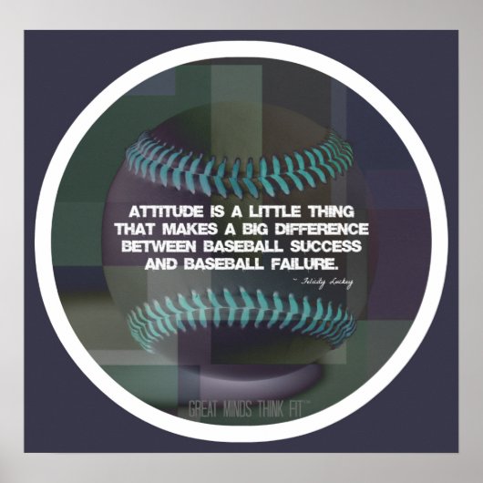 Baseball Quote Poster 010 (Voorkant)