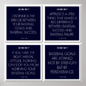 Baseball Quotes for Motivation: Succesvol Poster (Voorkant)
