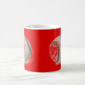 Baseball Red Pop Art Koffiemok (Center)