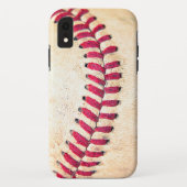  Baseball Red Stitches Sluiten Foto Case-Mate iPhone Case (Achterkant)