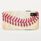  Baseball Red Stitches Sluiten Foto Case-Mate iPhone Case (Achterkant (horizontaal))