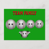 Baseball-reeks - Aangepast Briefkaart (Voorkant)