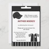 Baseball Retirement Kaart (Voorkant)