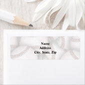 Baseball Retouradreslabel Etiket (Insitu)