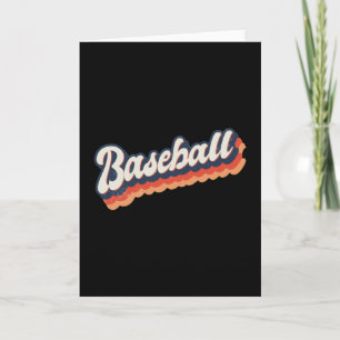 Baseball Retro  sport Kaart