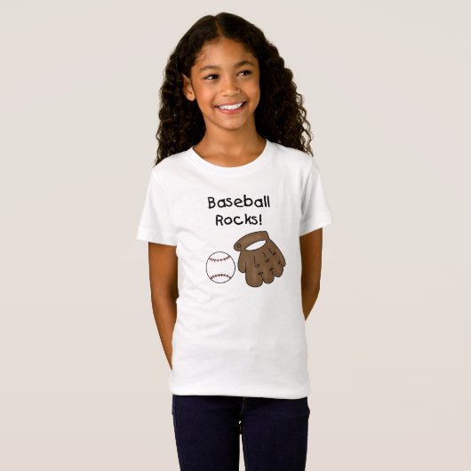 Baseball Rocks T-shirts en cadeautjes (Voorkant volledig)