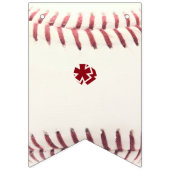 Baseball Rode Aangepaste Banner (Eerste vlag)