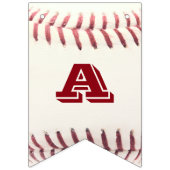 Baseball Rode Aangepaste Banner (Derde vlag)