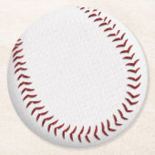 Baseball Rond Papier Onderzetter (Voorkant)
