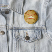  BASEBALL-ronde Birthday Party Pin BUTTON (In situ)