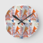 BASEBALL RONDE KLOK (Voorkant)