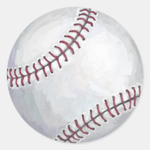 Baseball Ronde Sticker