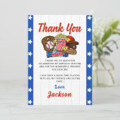 Baseball Rookie Boys Verjaardag Bedankt Card Kaart (Staand voorkant)