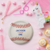 Baseball Rookie of the Year Birthday Boy Papieren Bordje (Feest)