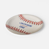 Baseball Rookie of the Year Birthday Boy Papieren Bordje (Gekanteld)