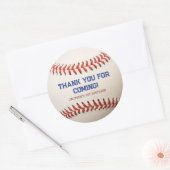 Baseball Rookie of the Year Birthday Boy Ronde Sticker (Envelop)